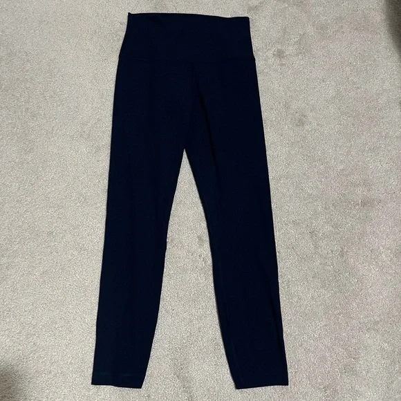 Lululemon Navy Ribbed Aligns - Picture 4 of 6
